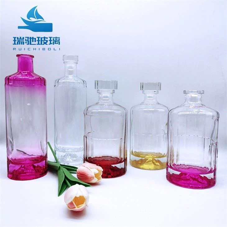 Colored Glass Wine Bottles For Sale