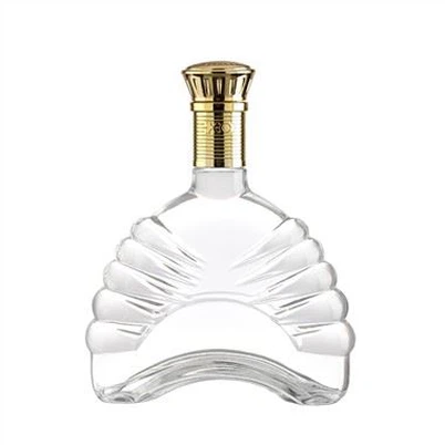 Sklenená fľaša na brandy s objemom 1000 ml
