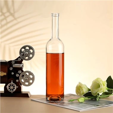 500 ml sklenená fľaša na alkohol