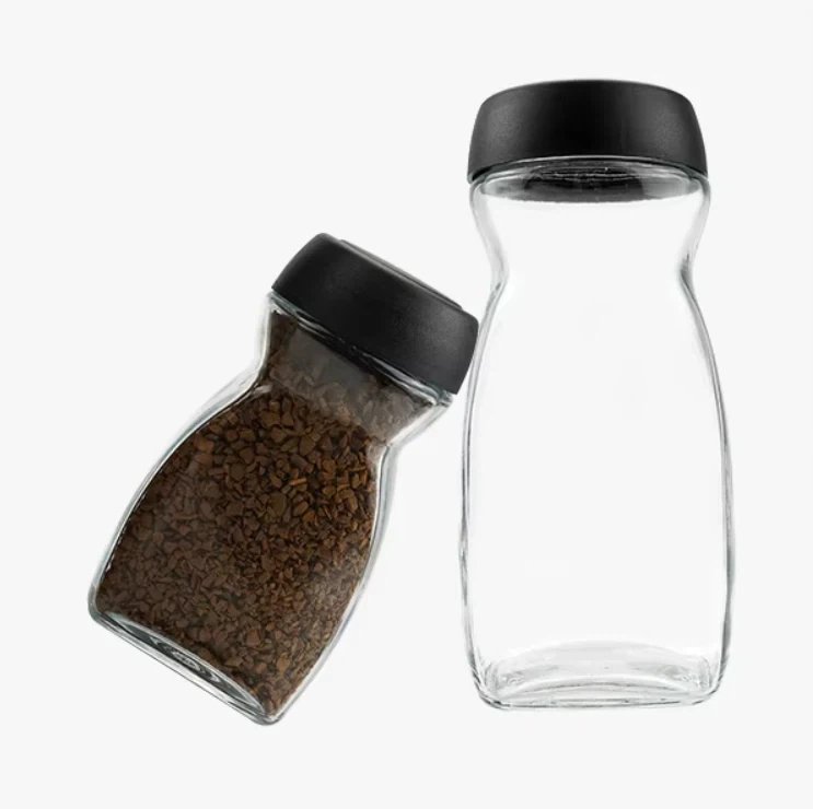 Custom Glass Coffee Jars high quality