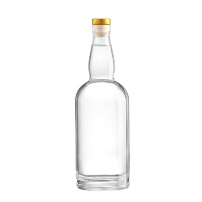 Továrensky prispôsobená prémiová 750 ml sklenená fľaša na vodku